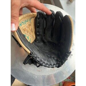 Louisville Slugger Kids Black and Tan Youth Baseball Glove